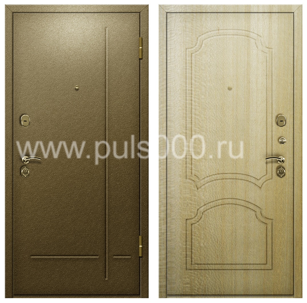 Наружная дверь порошковый окрас для загородного дома PR-947